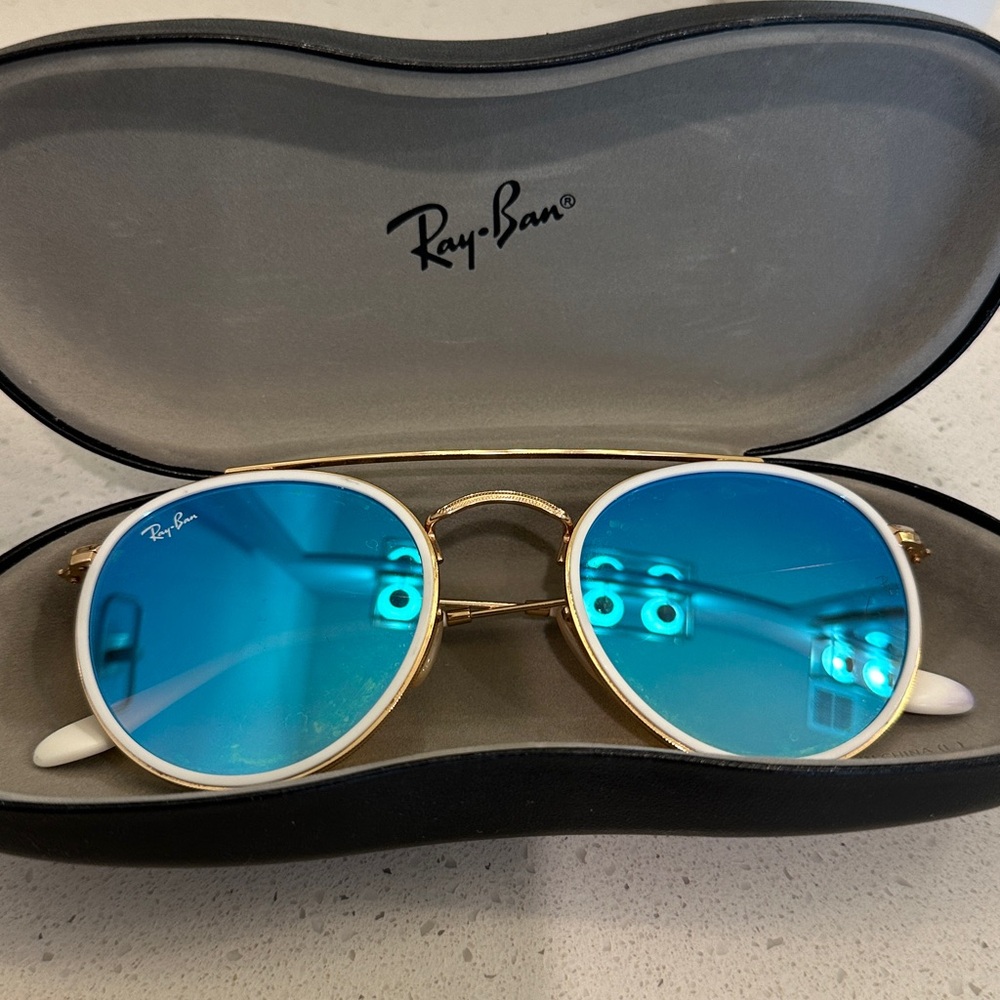 Ray-Ban RB3647N Round Double Bridge sunglasses